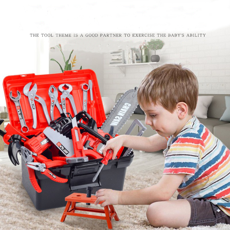 Gardening Tools For 10 Year Olds - DIY ごっこ遊びおもちゃシミュレーション修復ツールセット電気ドリルドライバーツール修理ツールボックス知育玩具子供のため