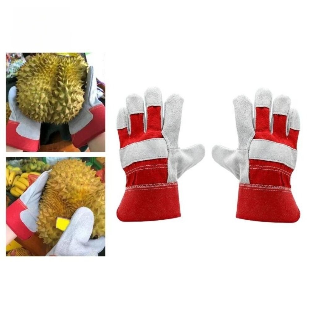 Gardening Tools Gloves - 牛革製園芸用手袋 耐熱安全溶接用手袋 耐棘溶接用手袋 手のひら強化耐切創手袋