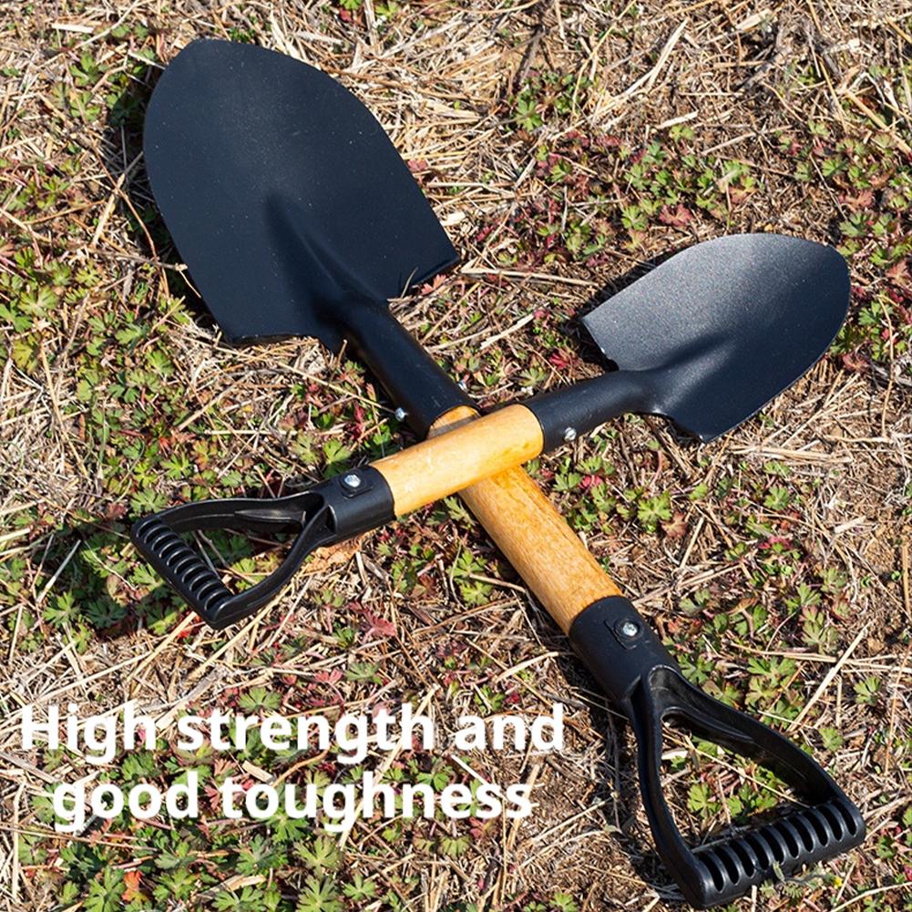 Gardening Tools For 10 Year Olds - 36 センチメートルガーデンシャベル木製ハンドル付きステンレス鋼ミニ植栽掘削実用ツール花野菜子供大人のおもちゃ
