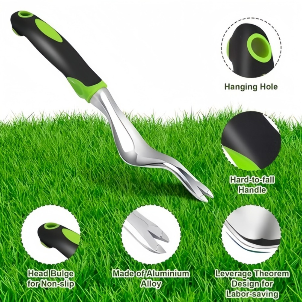 Gardening Tools Used - 人間工学に基づいたハンドル付き手持ち除草ツール、庭や農地での移植作業に使用される除草機械、除草器具