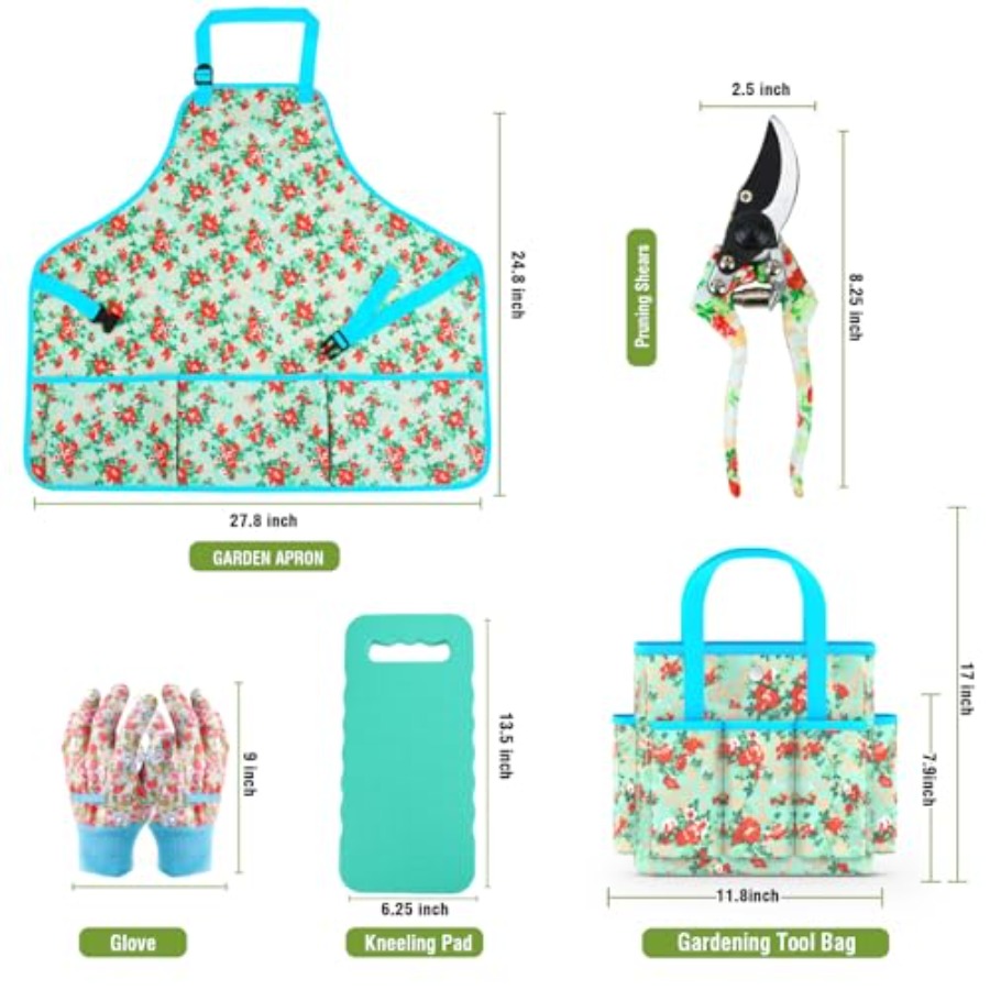 園芸工具セット 10点セット 頑丈な花用園芸工具セット 女性 - Gardening Tools Set Gift のレビューと価格