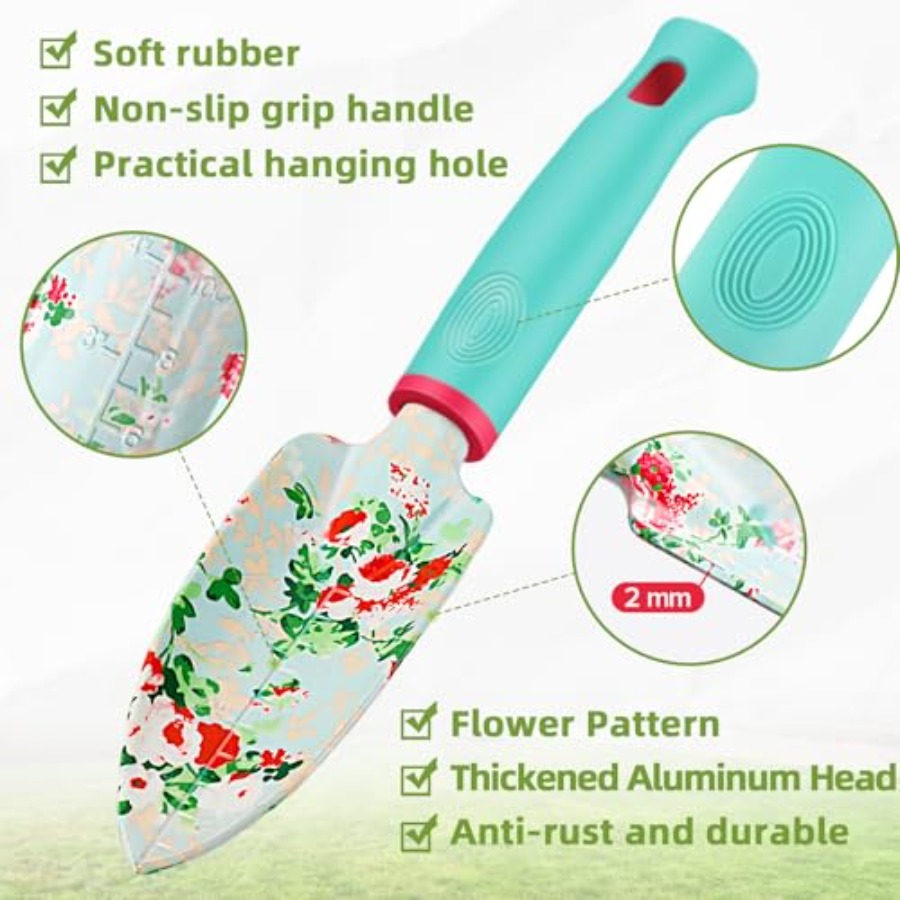 園芸工具セット 10点セット 頑丈な花用園芸工具セット 女性 - Gardening Tools Set Gift のレビューと価格