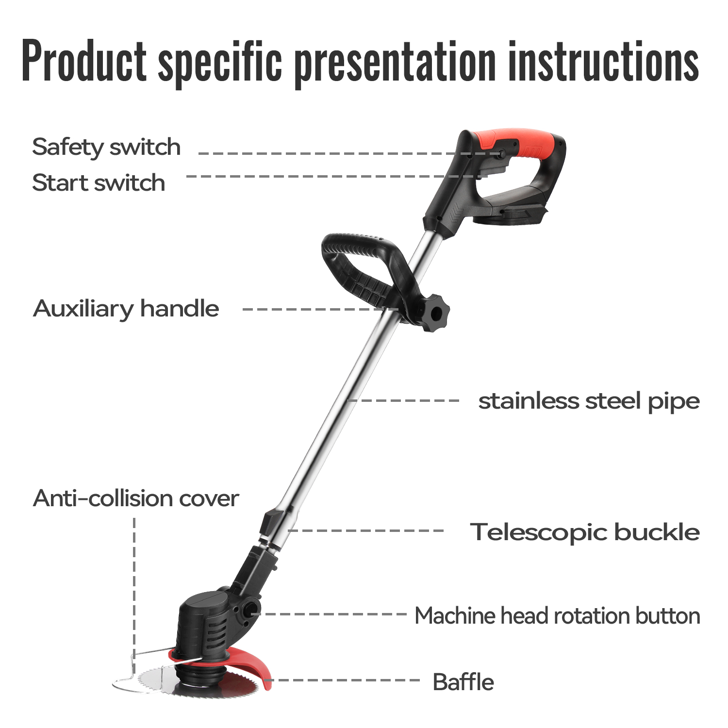 リチウム電動草刈り機 コードレス芝刈り機 ホイール付き ポー - Gardening Tools Lawn Mower のレビューと価格
