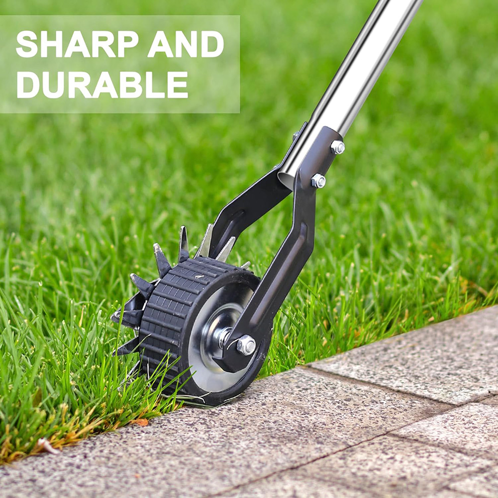 67インチ/170cmホイール式ロータリーエッジャー、手動芝 - Gardening Tools Edger のレビューと価格