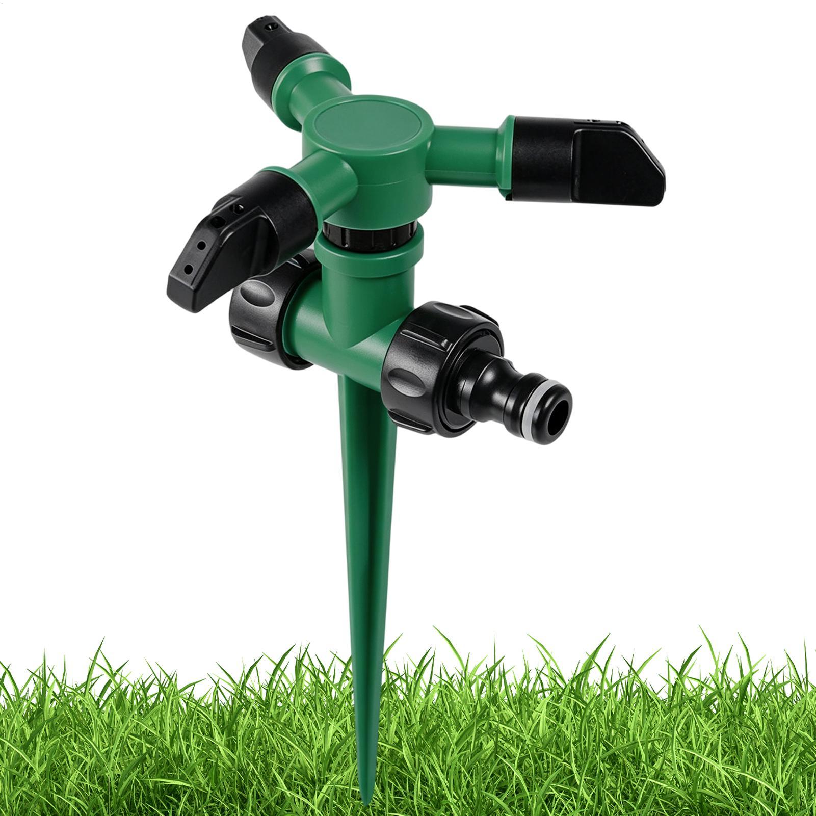 自動回転式散水器 庭の芝生灌漑用 360度ヤードカバー散水器 - Gardening Yard Tools のレビューと価格