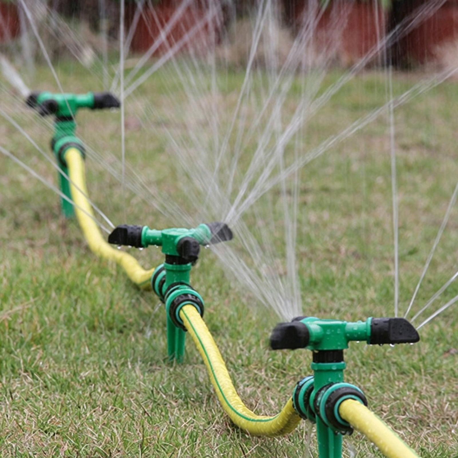 自動回転式散水器 庭の芝生灌漑用 360度ヤードカバー散水器 - Gardening Yard Tools のレビューと価格