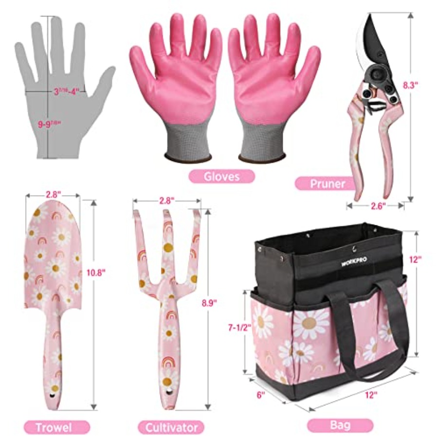5個入りガーデニングツール、アルミニウム製頑丈ガーデンツール - Gardening Tools Set Gift のレビューと価格