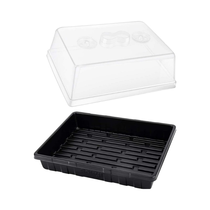 5インチのプラスチック製湿度ドーム、144セルの育苗トレイ用 - Propagation Tray Dome のレビューと価格