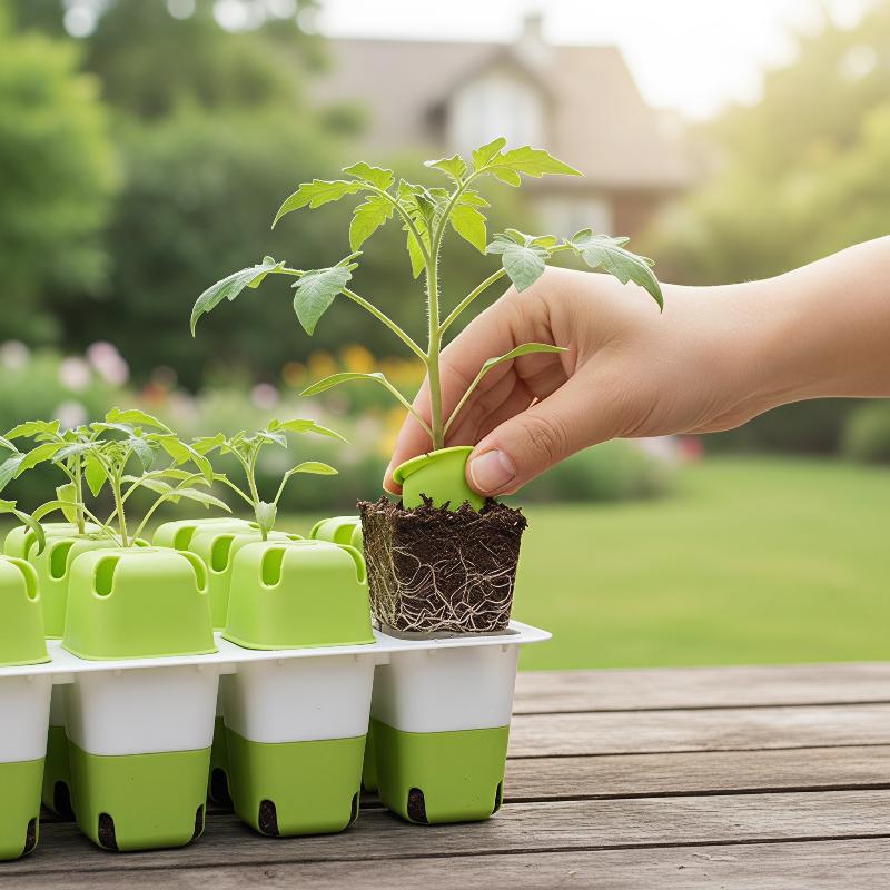 1セット種子スタータートレイミニ温室発芽キット、湿度ドーム付 - Propagation Tray Dome のレビューと価格