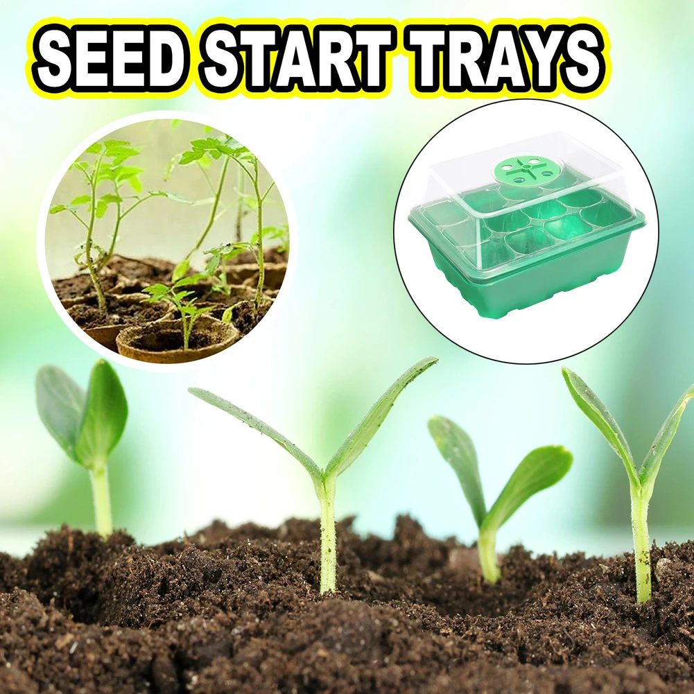 湿度ドーム付きミニ温室シードスタータートレイ、多肉植物用発芽 - Propagation Tray Dome のレビューと価格