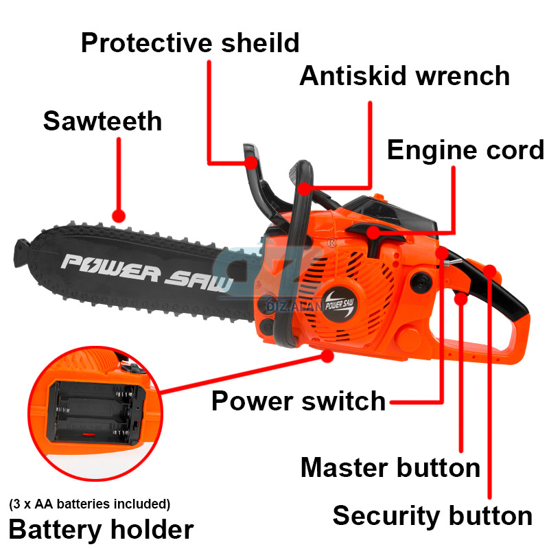 キッズツールパワーチェーンソー電気修理おもちゃリアルなサウン - Gardening Tools For 10 Year Olds のレビューと価格
