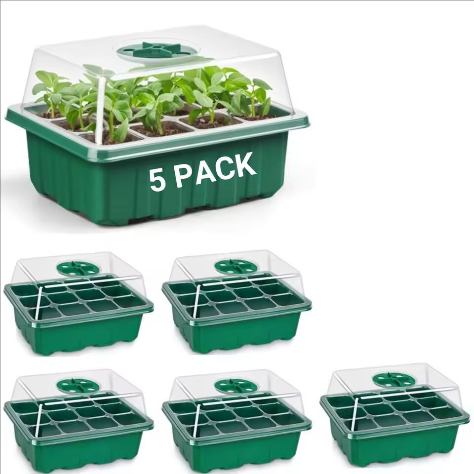 10個/5個入り 苗床トレイ 種子スターターキット ミニプロ - Propagation Tray Dome のレビューと価格