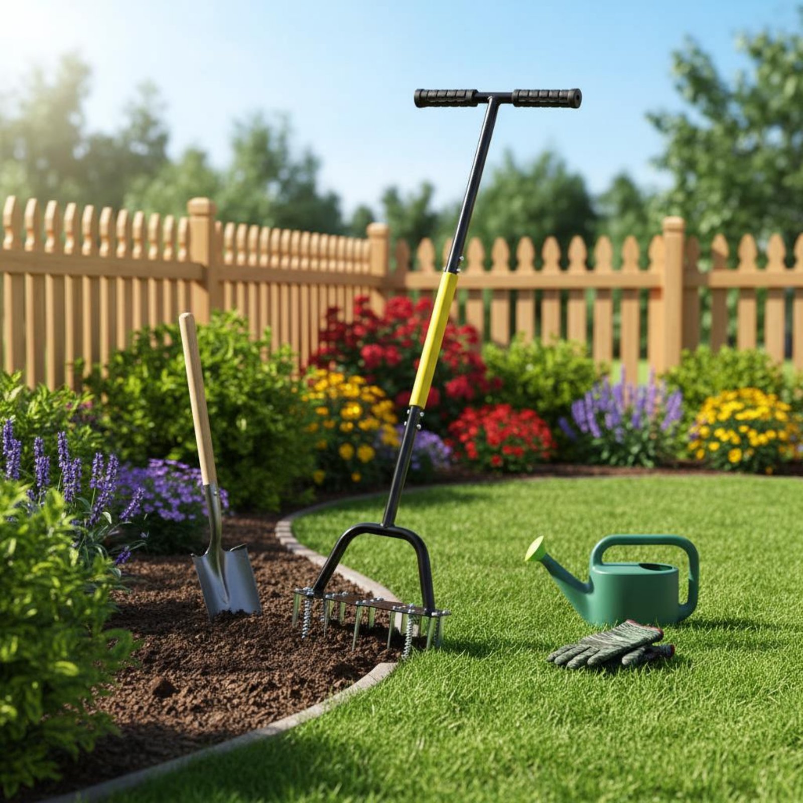 ハーフムーンエッジャー 取り外し可能なデザイン 手動芝生エッ - Gardening Tools Edger のレビューと価格