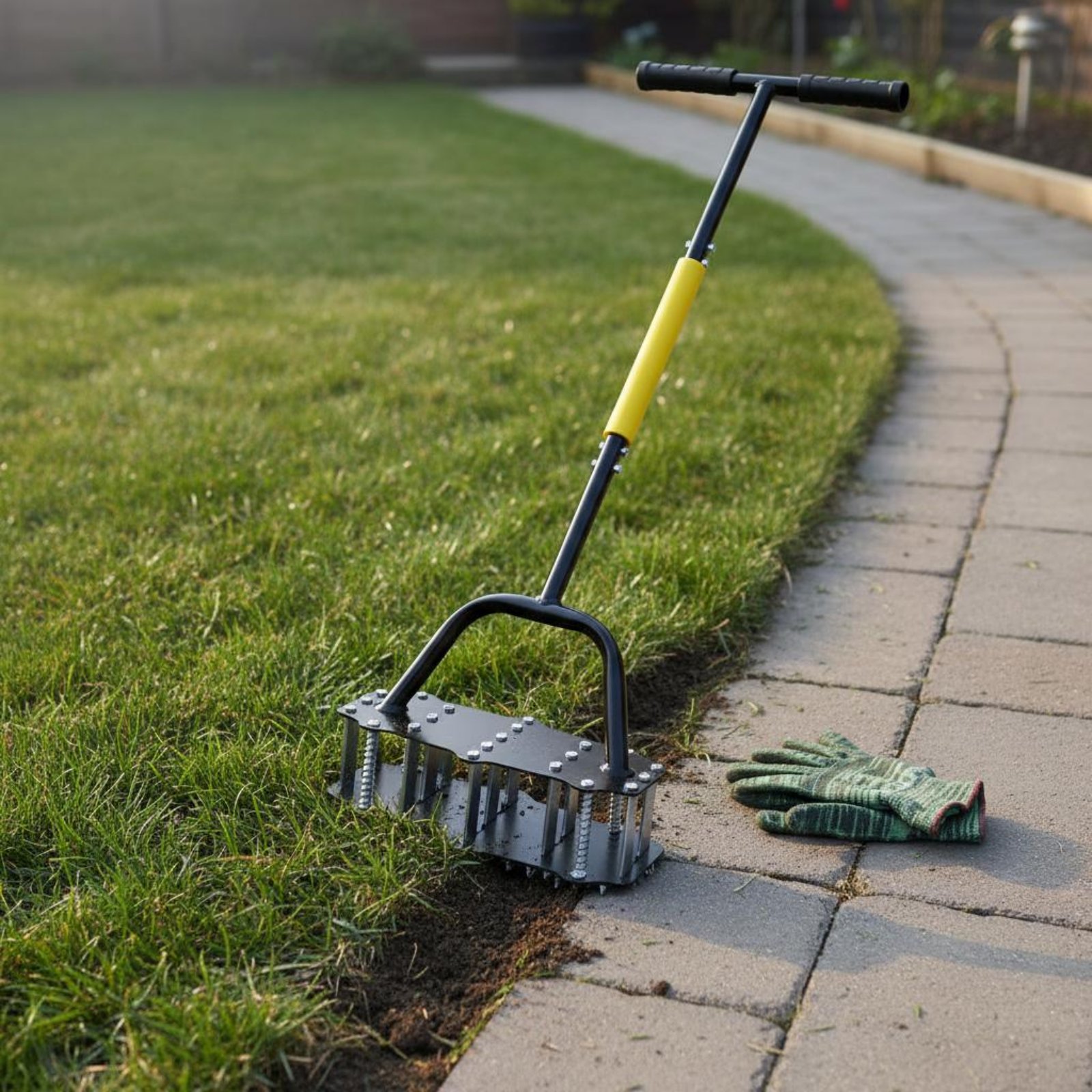 ハーフムーンエッジャー 取り外し可能なデザイン 手動芝生エッ - Gardening Tools Edger のレビューと価格
