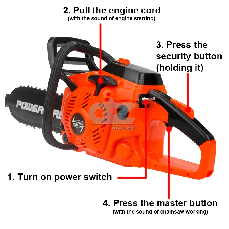 電動チェーンソー子供のおもちゃツールリアルなサウンド子供ハロ - Gardening Tools For 10 Year Olds のレビューと価格