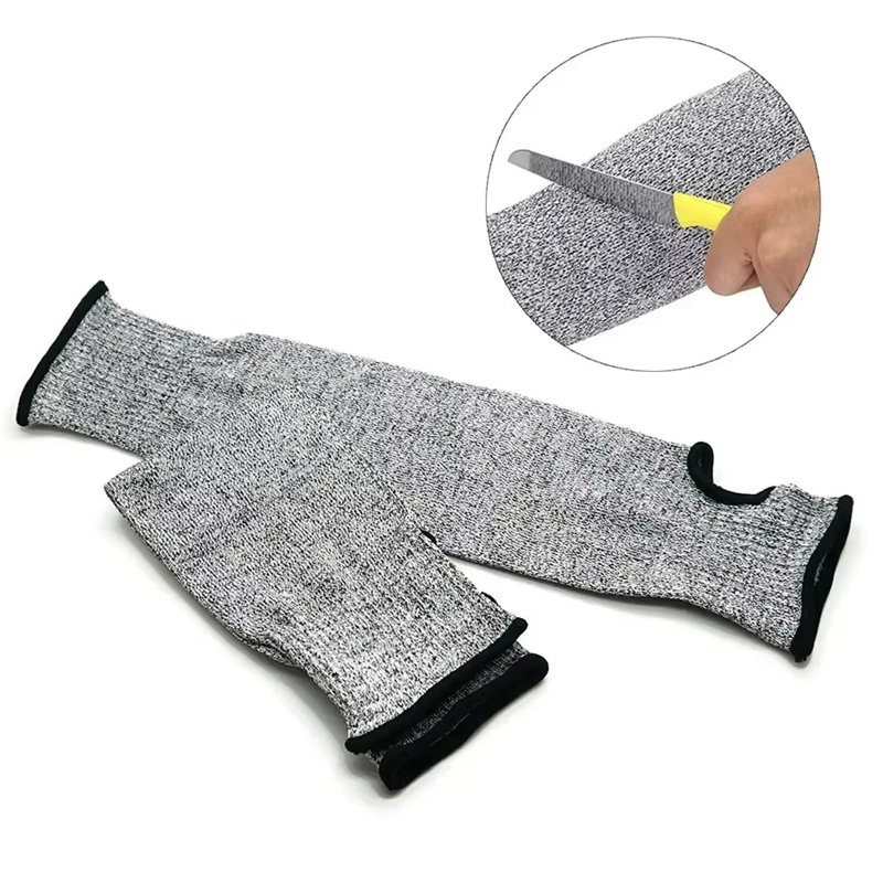 1 個の屋外用耐切創性アームガード繊維織り耐摩耗性通気性作業 - Gardening Tools Gloves のレビューと価格