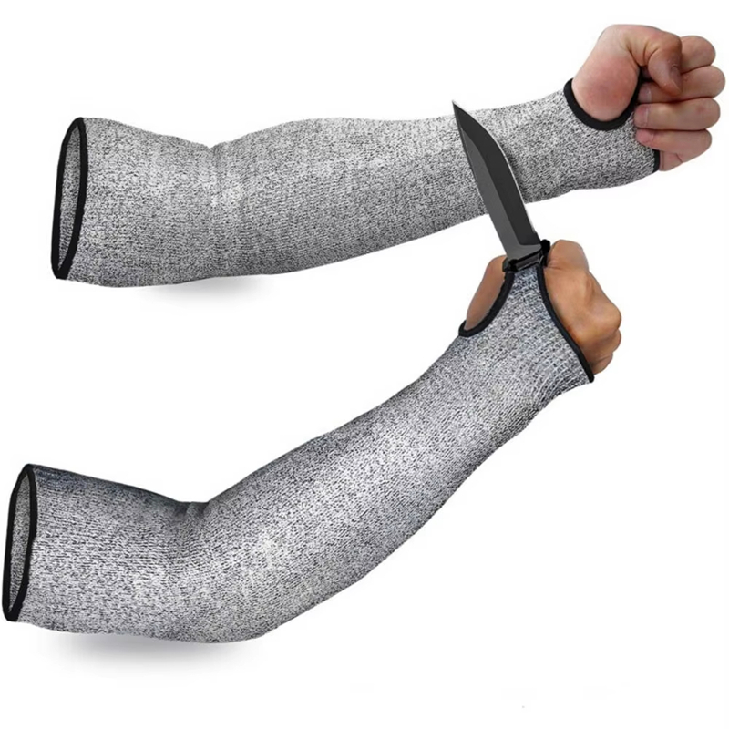 1 個の屋外用耐切創性アームガード繊維織り耐摩耗性通気性作業 - Gardening Tools Gloves のレビューと価格