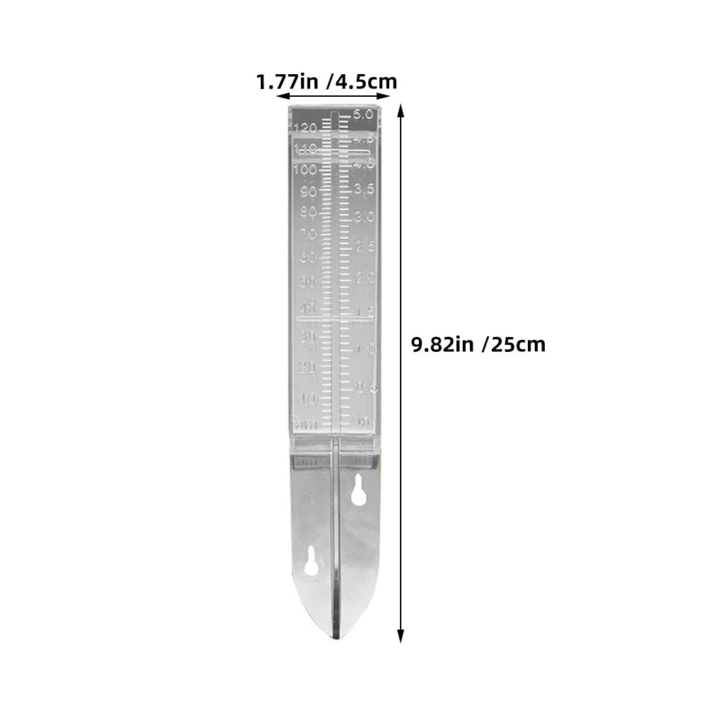 6 個の雨量計プラスチック屋外装飾用正確な降雨量測定ツール庭 - Gardening Yard Tools のレビューと価格