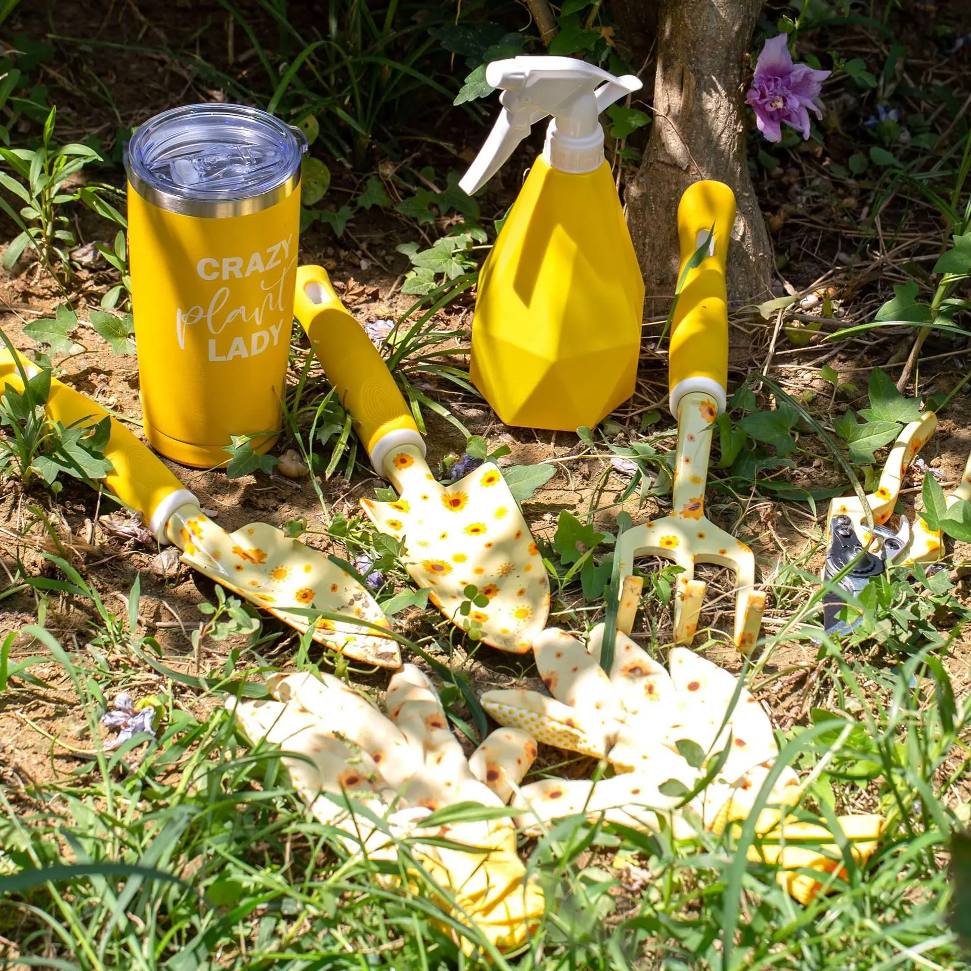 耐久性のあるガーデンツールセット レディース向けキュートな園 - Gardening Tools Gloves のレビューと価格