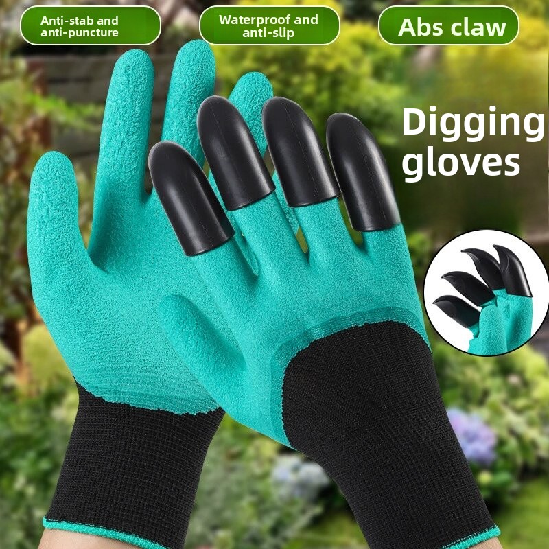 爪付き園芸用手袋、庭の野菜や花の植え付け用ラテックス手袋、耐 - Gardening Tools Gloves のレビューと価格