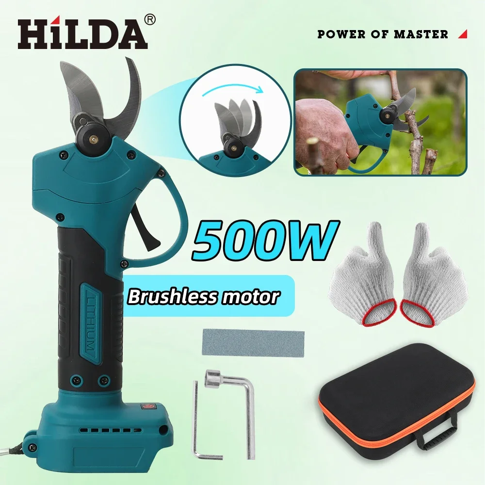 HILDA 18V ブラシレスコードレス電動剪定鋏充電式果樹 - Essential Gardening Tools のレビューと価格