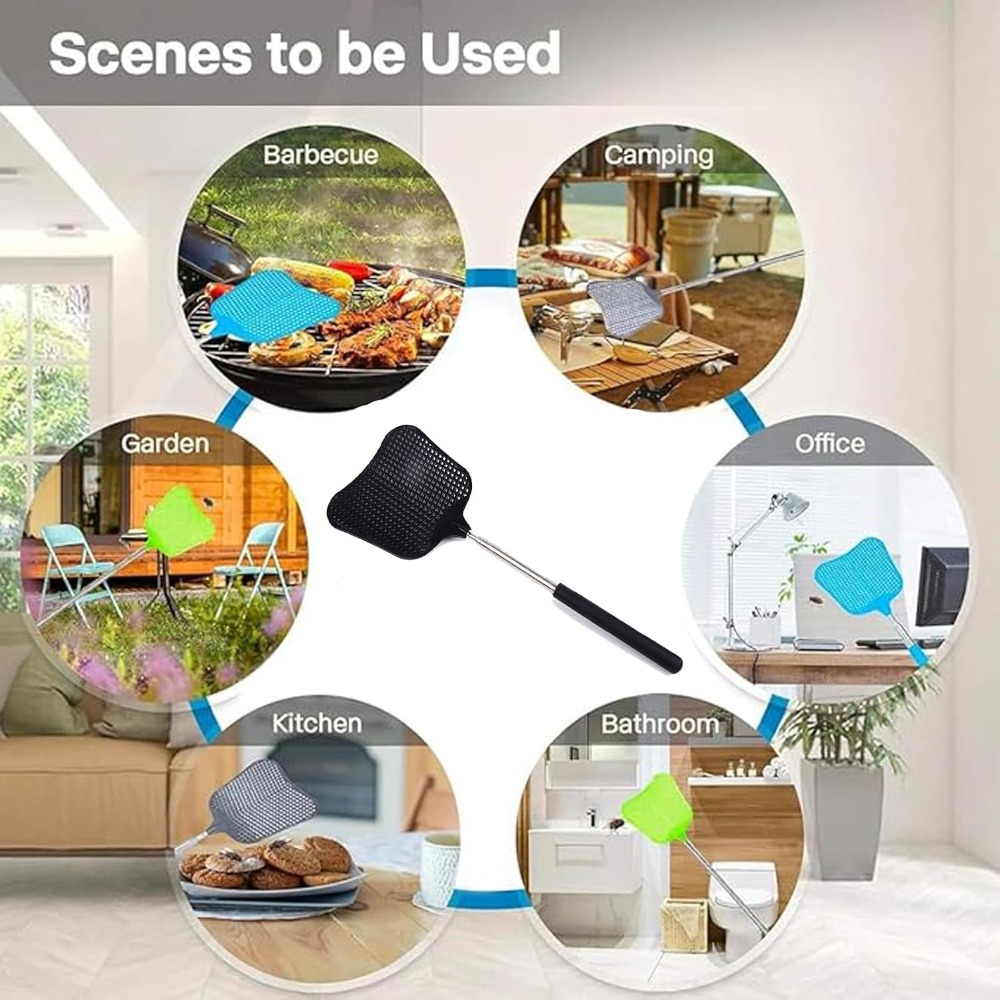 屋内外兼用プロ仕様伸縮式ハエたたき ステンレス鋼ハンドル 耐 - Gardening Yard Tools のレビューと価格