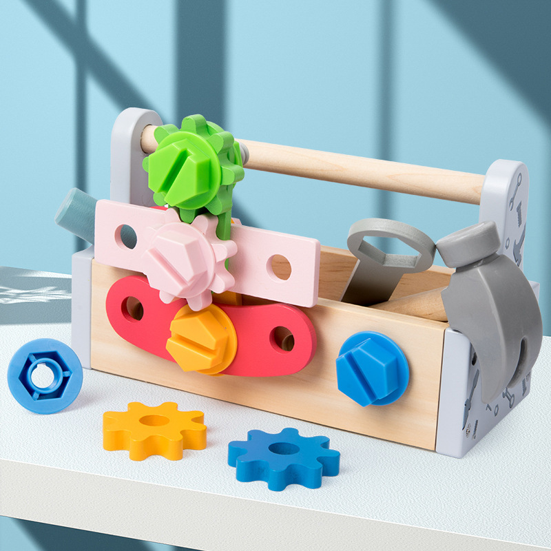 子供ツールボックス木のおもちゃごっこ遊びセットナット分解ネジ - Gardening Tools For 10 Year Olds のレビューと価格