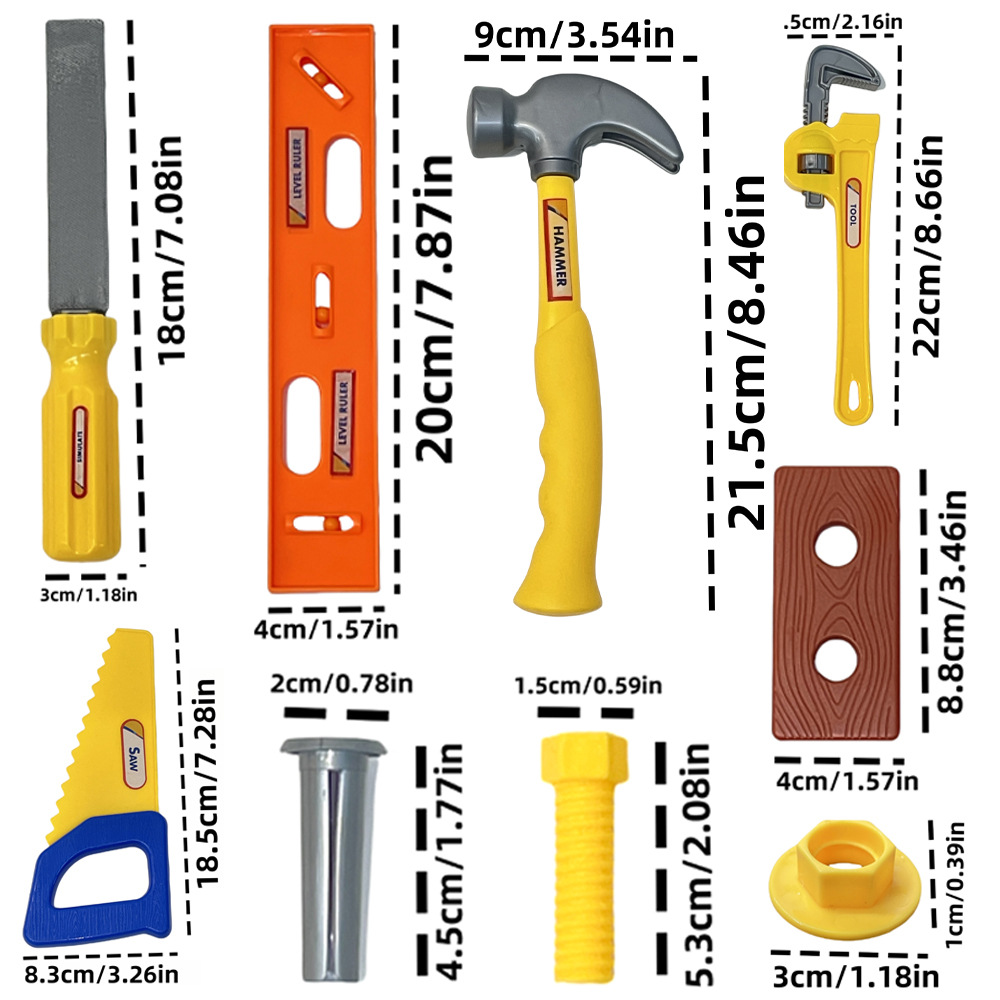 プラスチックシミュレーションメンテナンスツール建設玩具セット - Gardening Tools Set Gift のレビューと価格