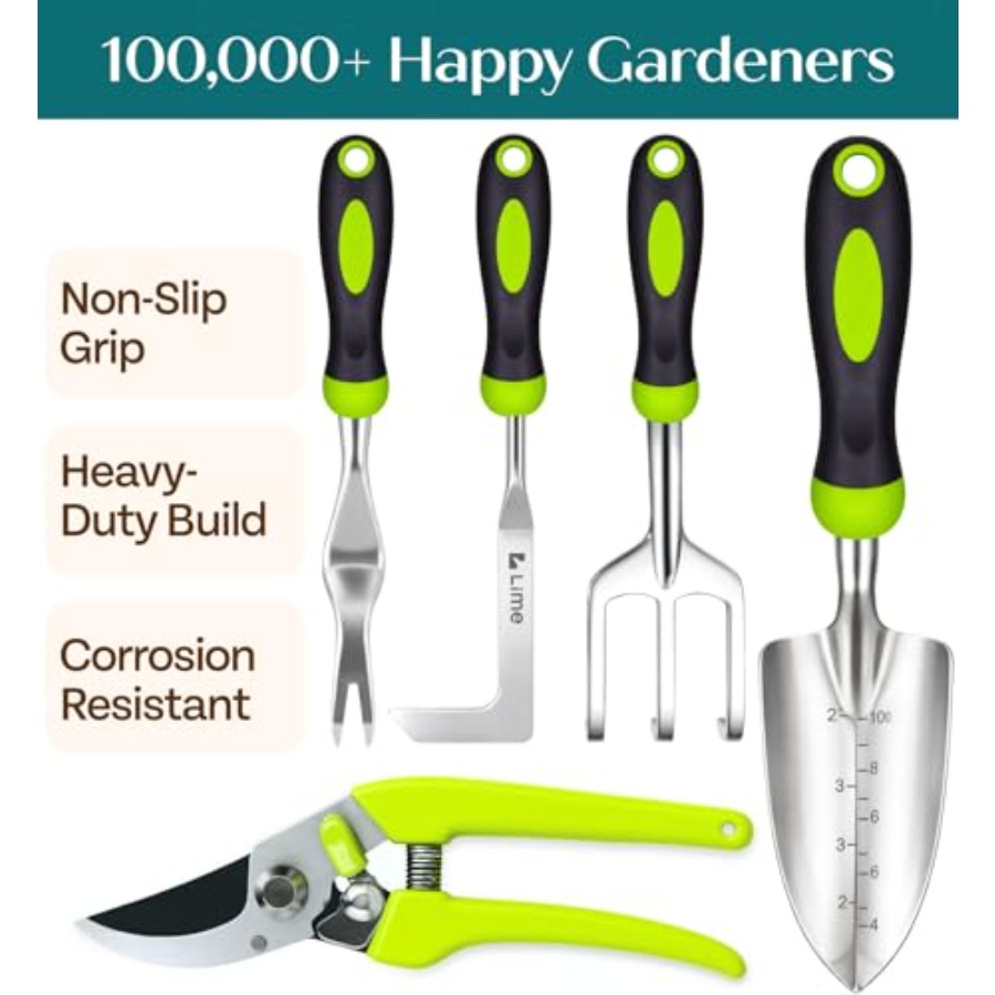 頑丈な園芸工具 - 女性、男性、お母さん、お父さんへの園芸ギ - Gardening Tools Set Gift のレビューと価格