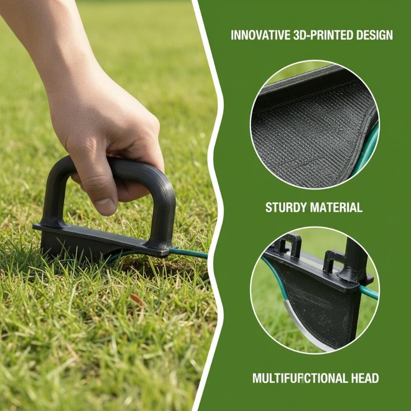 リサイクル可能な境界ワイヤー敷設ツールペグステーク、紫外線防 - Gardening Tools Lawn Mower のレビューと価格