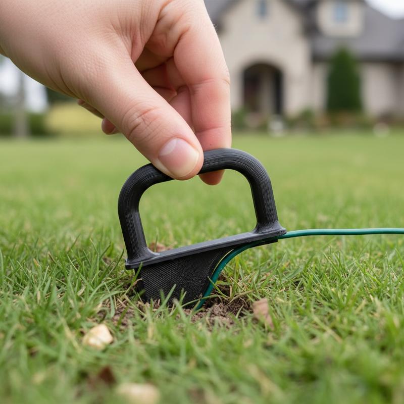 リサイクル可能な境界ワイヤー敷設ツールペグステーク、紫外線防 - Gardening Tools Lawn Mower のレビューと価格