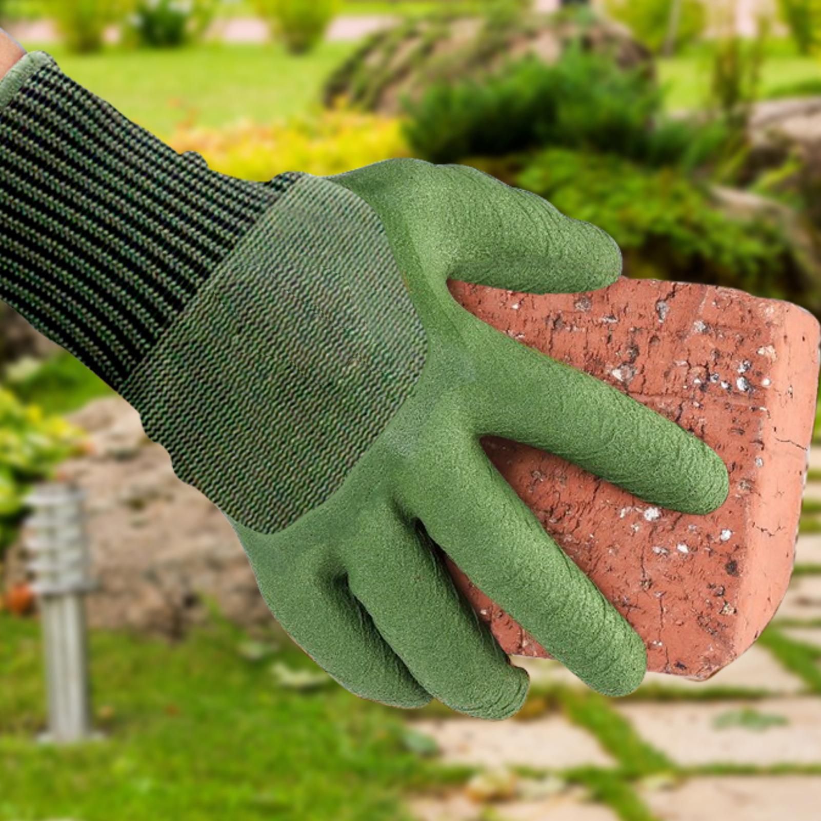 ガーデニングヤードグローブ子供用安全手袋耐穿刺性棘防止防水ツ - Gardening Tools Gloves のレビューと価格