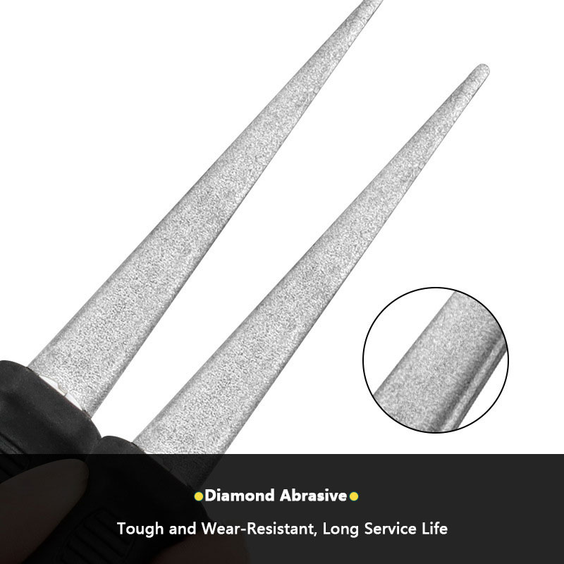 ダイヤモンドシャープナー金属製ダブルサンドファイルはさみ園芸 - Essential Gardening Tools のレビューと価格
