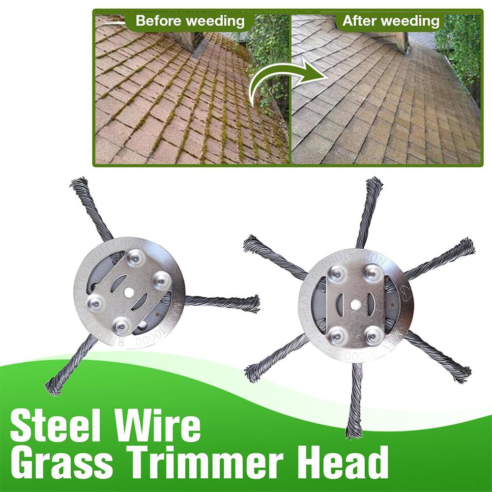 ユニバーサルブラシカッターヘッド 6/3 ヘッド鋼線ホイール - Essential Gardening Tools のレビューと価格