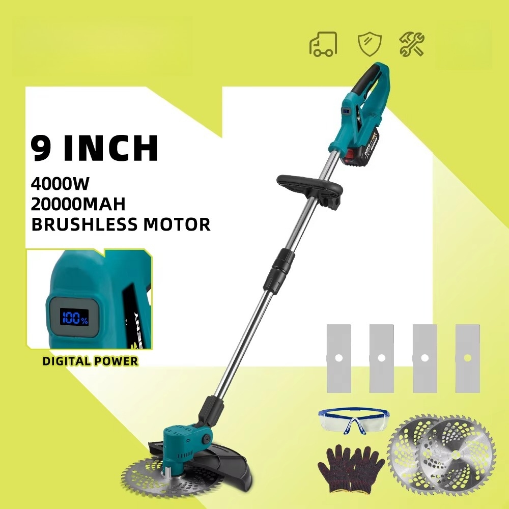 4000W電動芝刈り機、草刈り用、20000mahリチウムイ - Gardening Tools Lawn Mower のレビューと価格