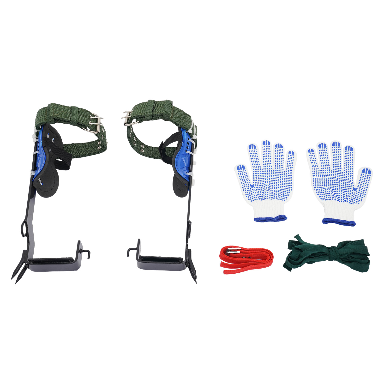 ツリークライミングスパイクセット、2本爪ポールクライミングガ - Gardening Tools Gloves のレビューと価格