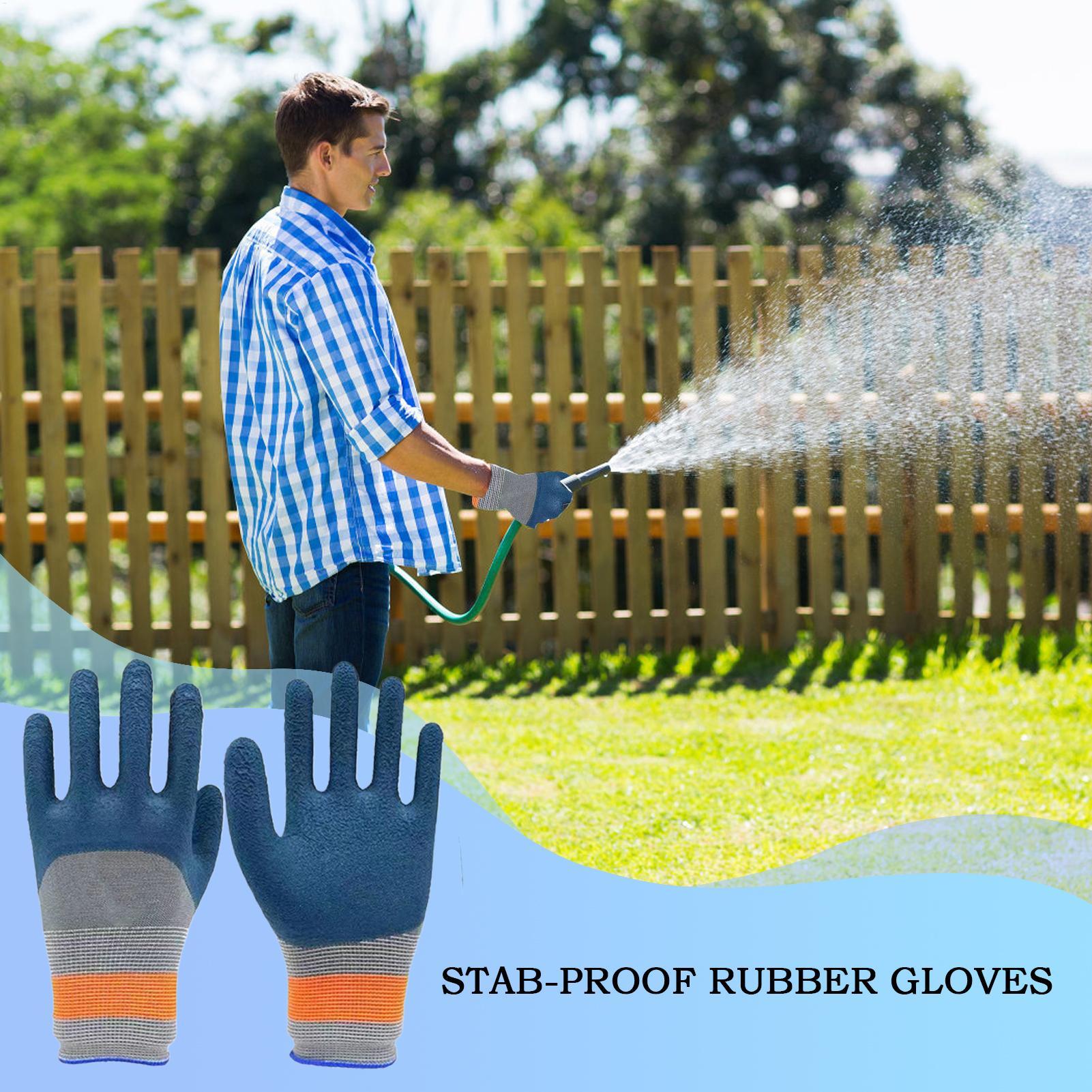 ガーデニンググローブ ラテックス防水園芸用手袋 滑り止め保護 - Gardening Tools Gloves のレビューと価格