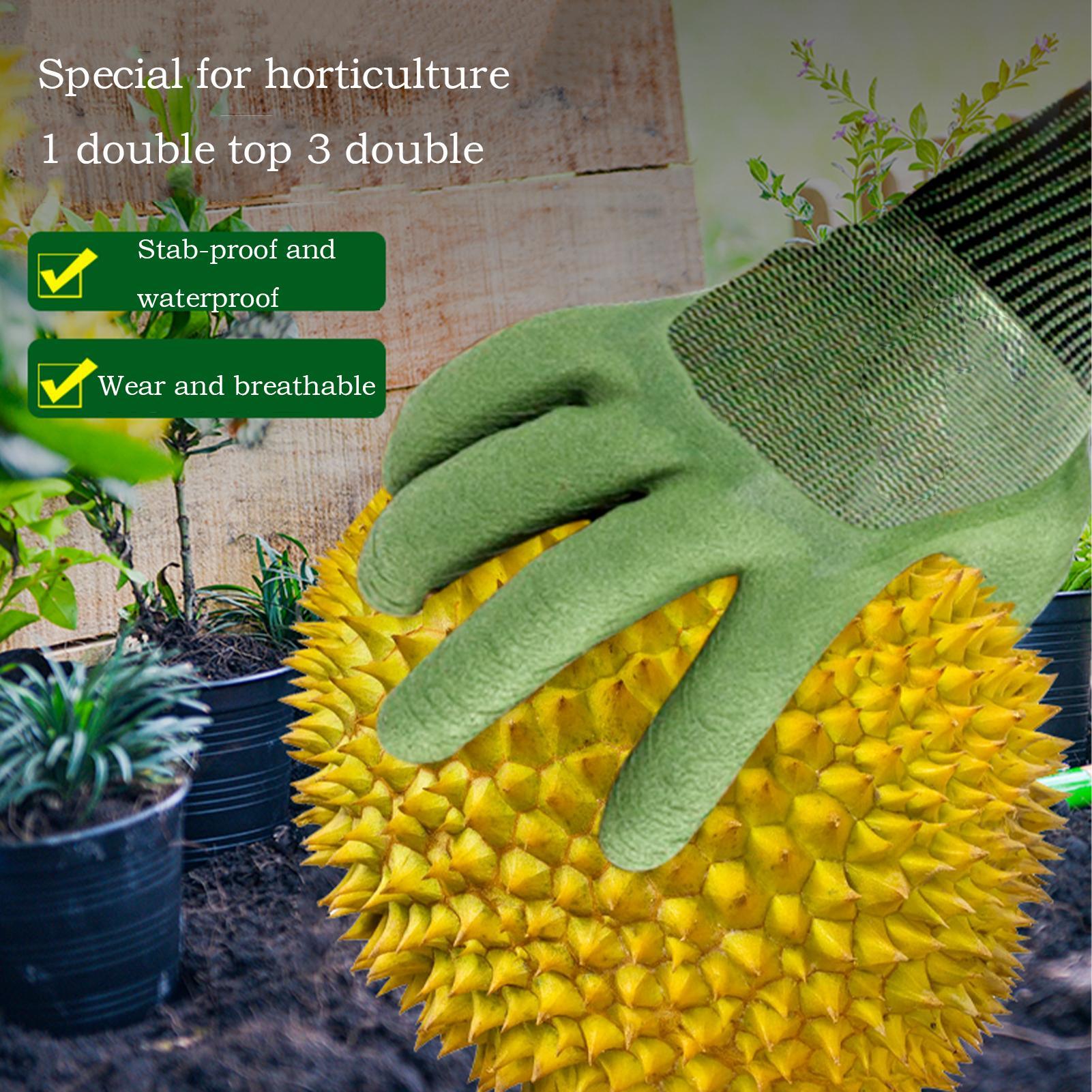ガーデニンググローブ ラテックス防水園芸用手袋 滑り止め保護 - Gardening Tools Gloves のレビューと価格