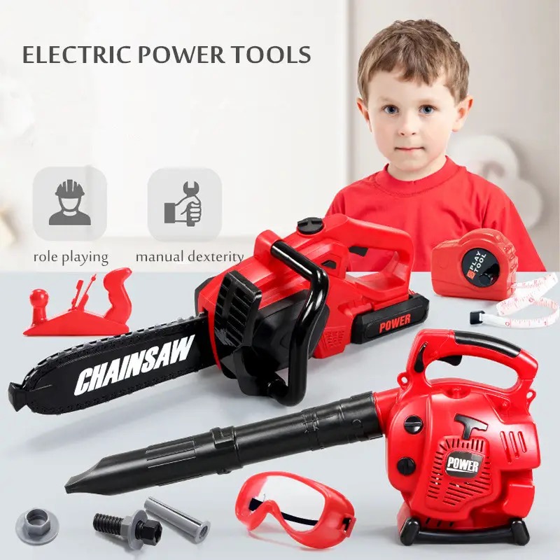 大型子供電子チェーンソー子供プレイツールごっこ遊びツールキッ - Gardening Tools For 10 Year Olds のレビューと価格