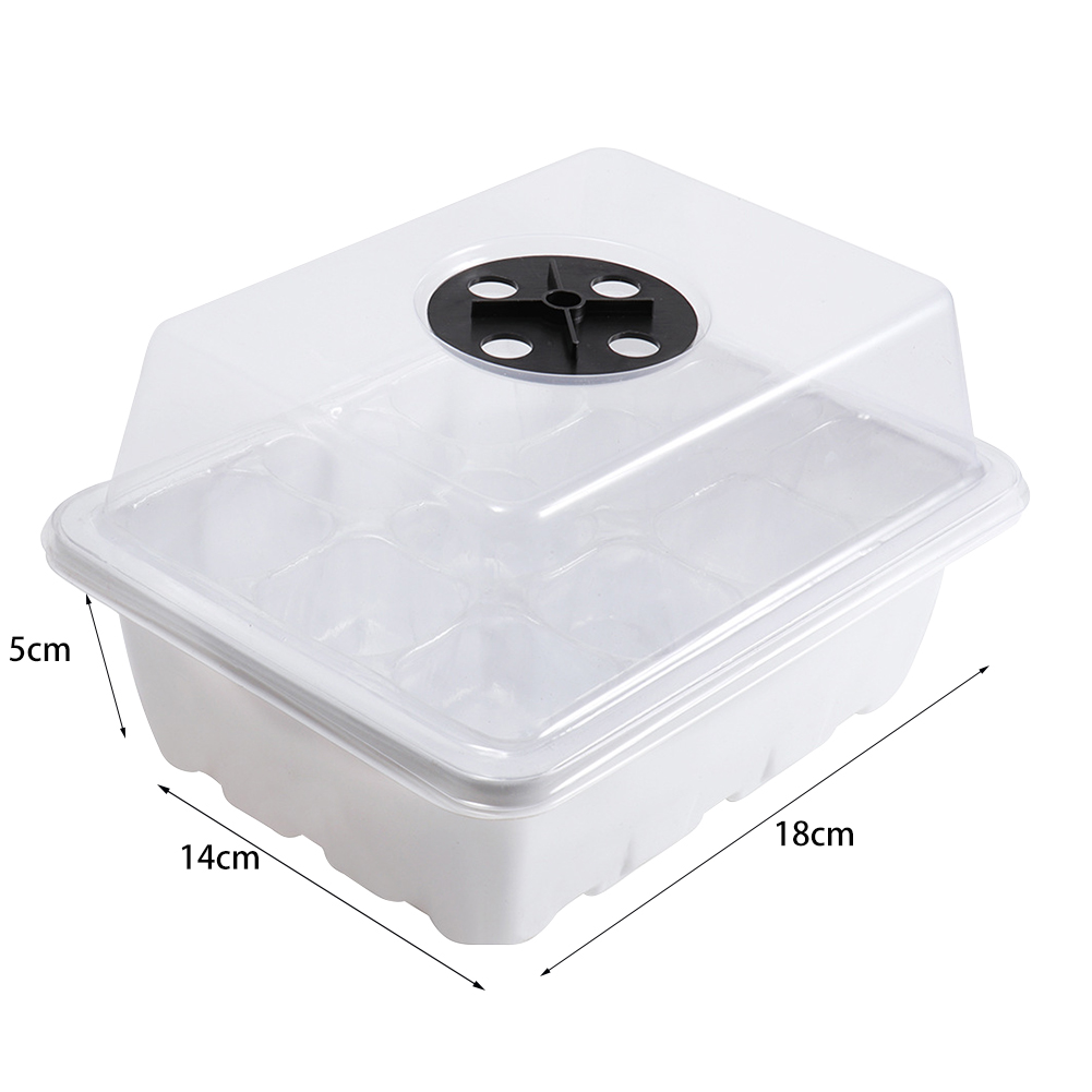 12穴種子スタータートレイ、湿度ドーム付き植物発芽スターター - Propagation Tray Dome のレビューと価格