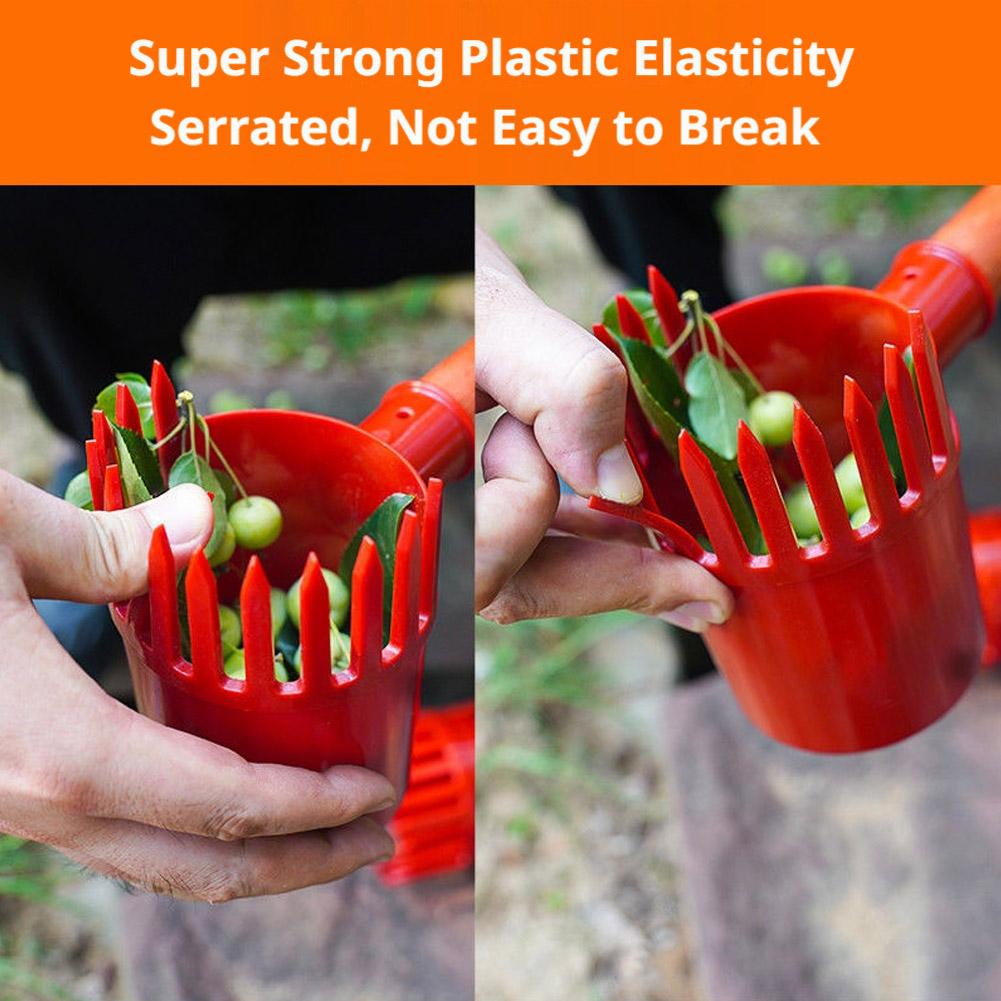 フルーツピッカーツールポータブルバスケットヘッド高木収穫機ア - Gardening Yard Tools のレビューと価格