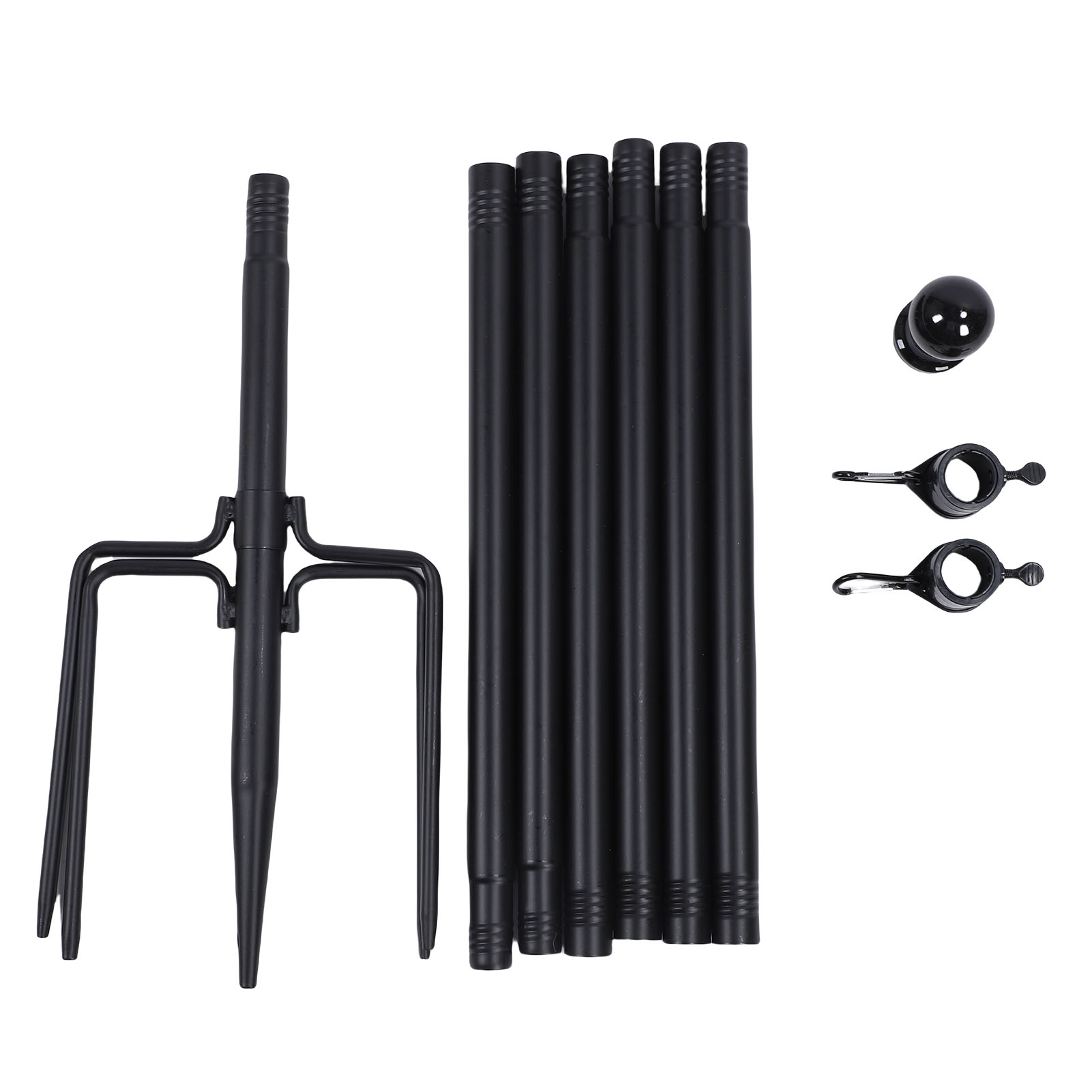 10フィートの地面設置型ガーデンフラッグポール、厚みのあるス - Gardening Yard Tools のレビューと価格