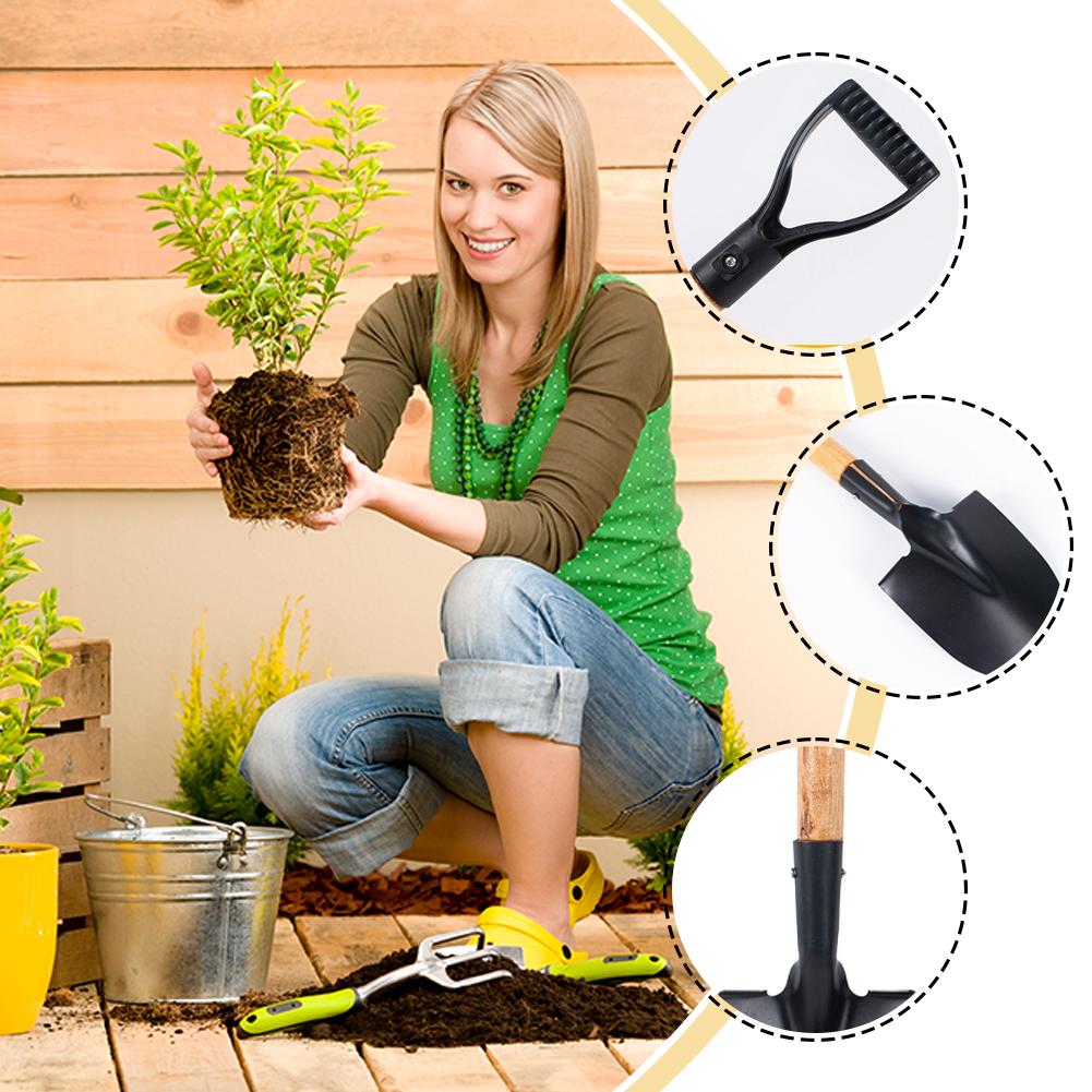 36 センチメートルガーデンシャベル木製ハンドル付きステンレ - Gardening Tools For 10 Year Olds のレビューと価格
