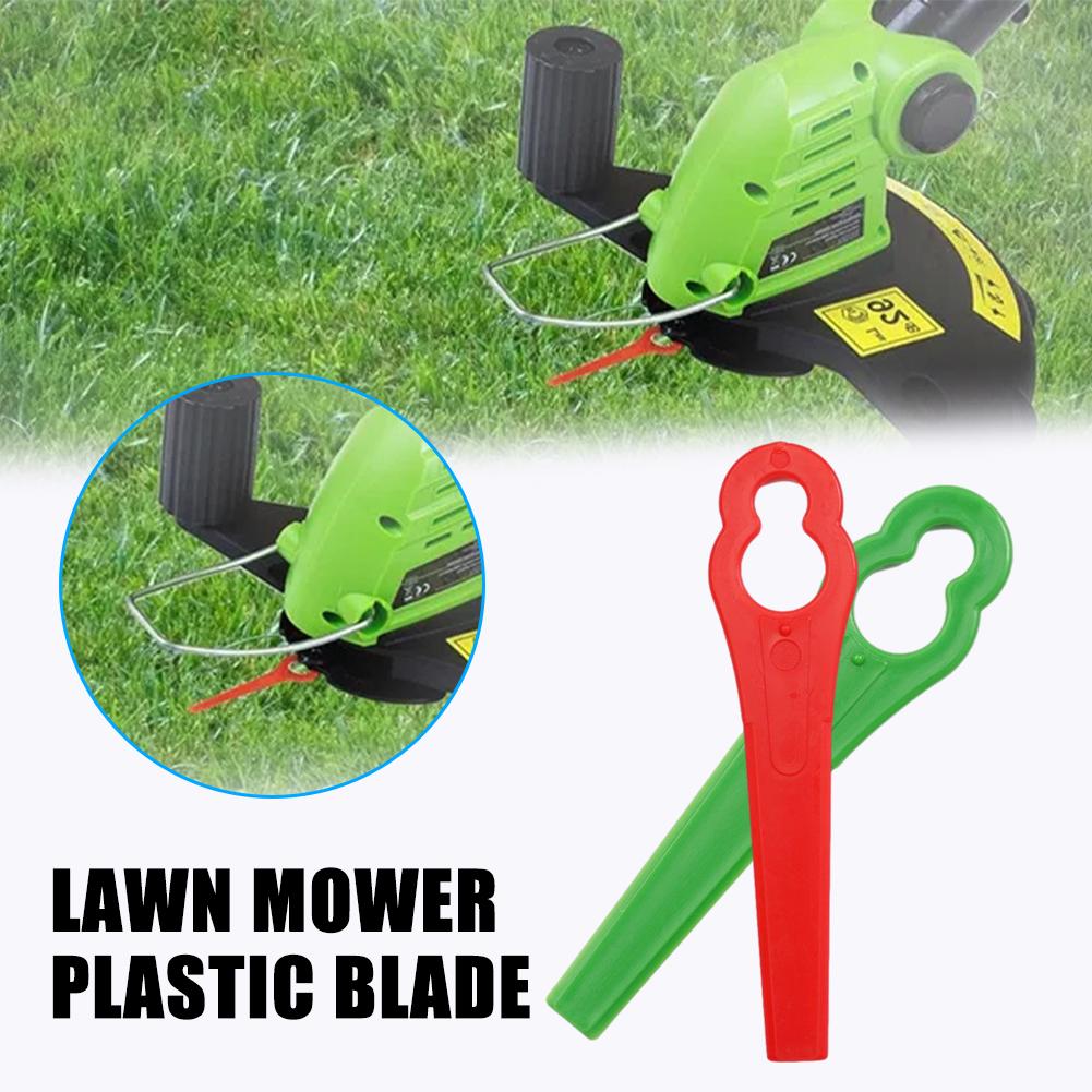 100 個プラスチック草刈り機交換用ブレードコードレスストリ - Gardening Tools Edger のレビューと価格