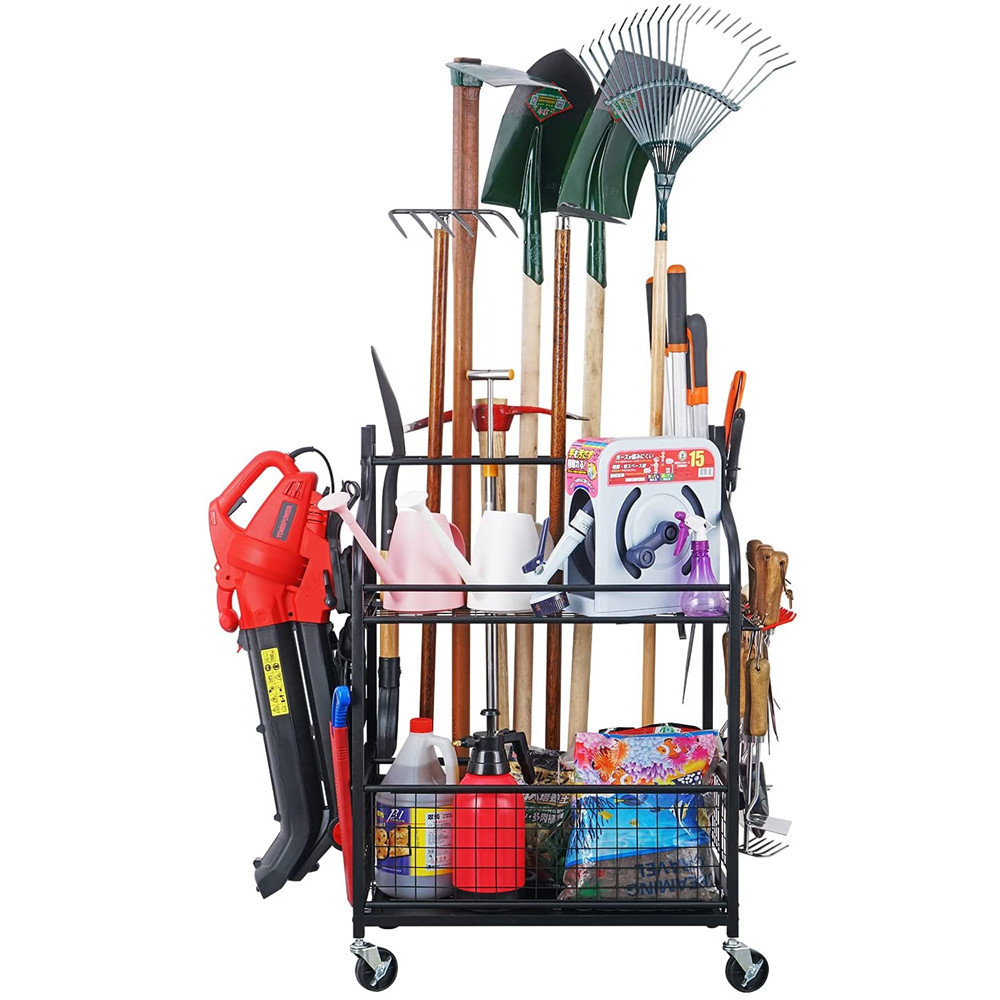 ガーデンツールオーガナイザー、庭用具整理、ガレージツールホル - Gardening Tools Organizer のレビューと価格