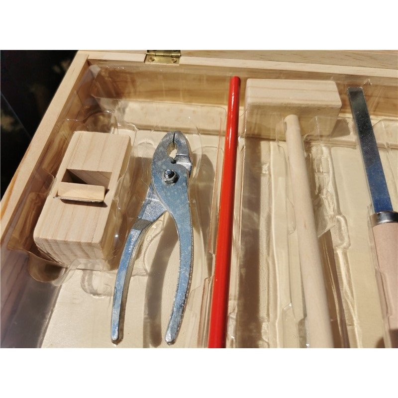 子供実生活木製大工箱ツール男の子のふりおもちゃ木製ツールセッ - Gardening Tools For 10 Year Olds のレビューと価格