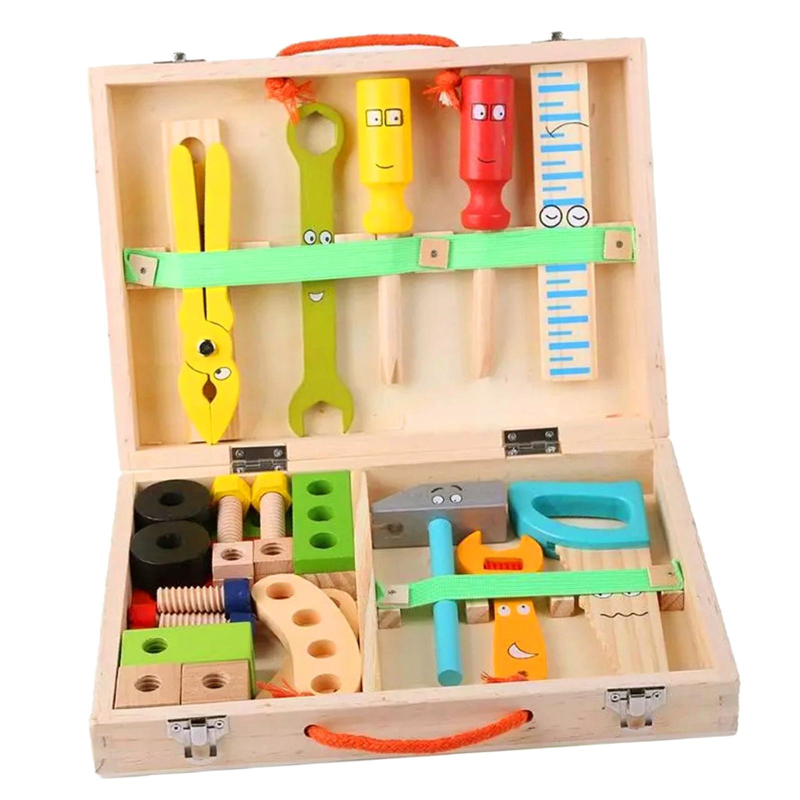木製キッズツールセット、おもちゃの工具キット、男の子向けごっ - Gardening Tools Set Gift のレビューと価格