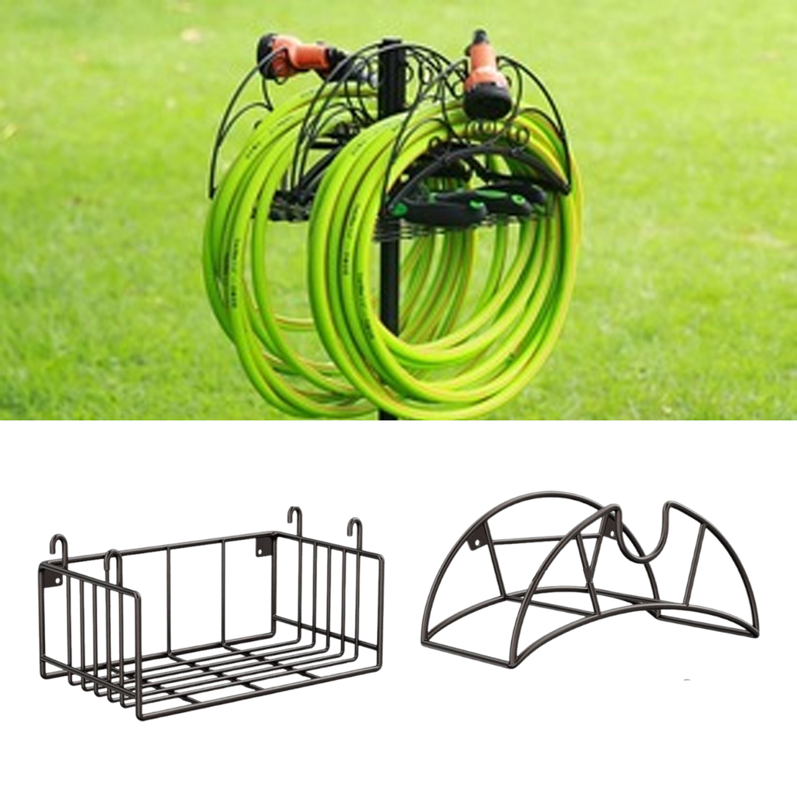 壁掛け式ガーデンホースホルダー、ツールオーガナイザーブラケッ - Gardening Tools Organizer のレビューと価格
