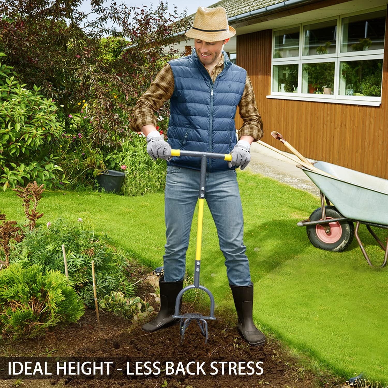 最高のガーデン用芝生エッジャー、ハーフムーン型芝生エッジャー - Gardening Tools Edger のレビューと価格