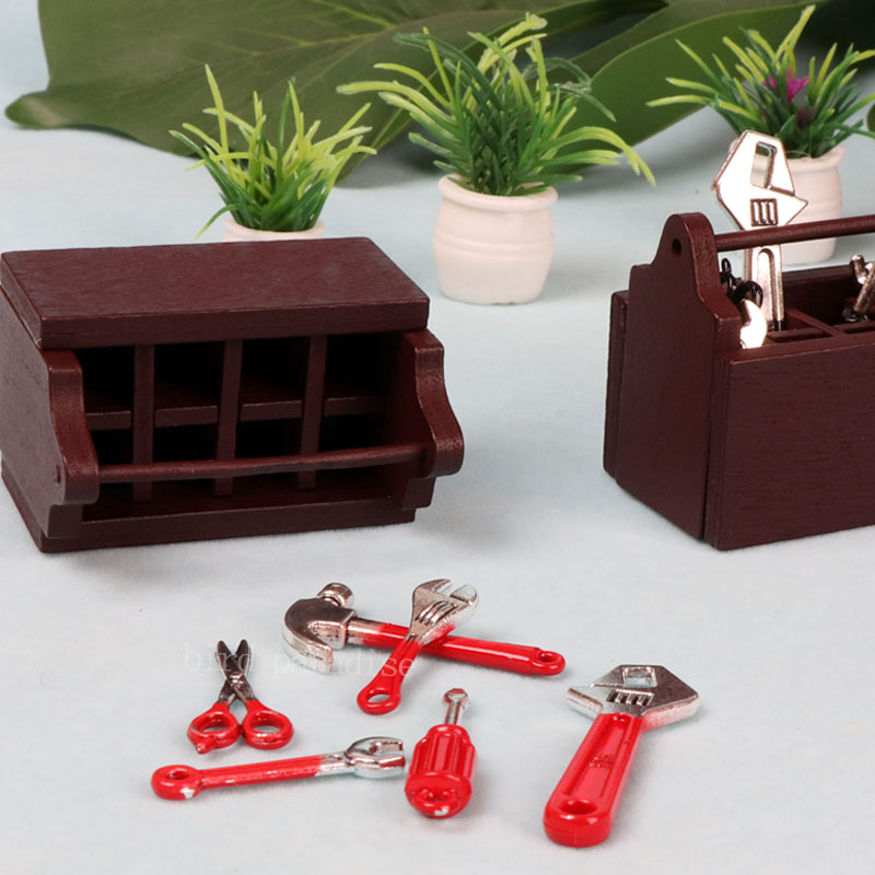 ミニチュアウッドツールボックス,修理ツールボックス,ミニチュ - Gardening Tools For 10 Year Olds のレビューと価格
